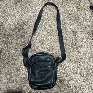 Guess Black Embossed Belt Bag